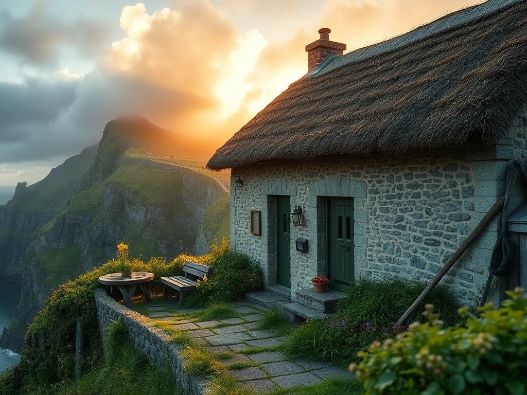 Ein Cottage an der irischen Westküste