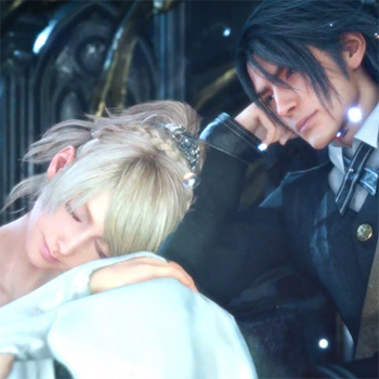 Luna und Noctis aus Final Fantasy 15