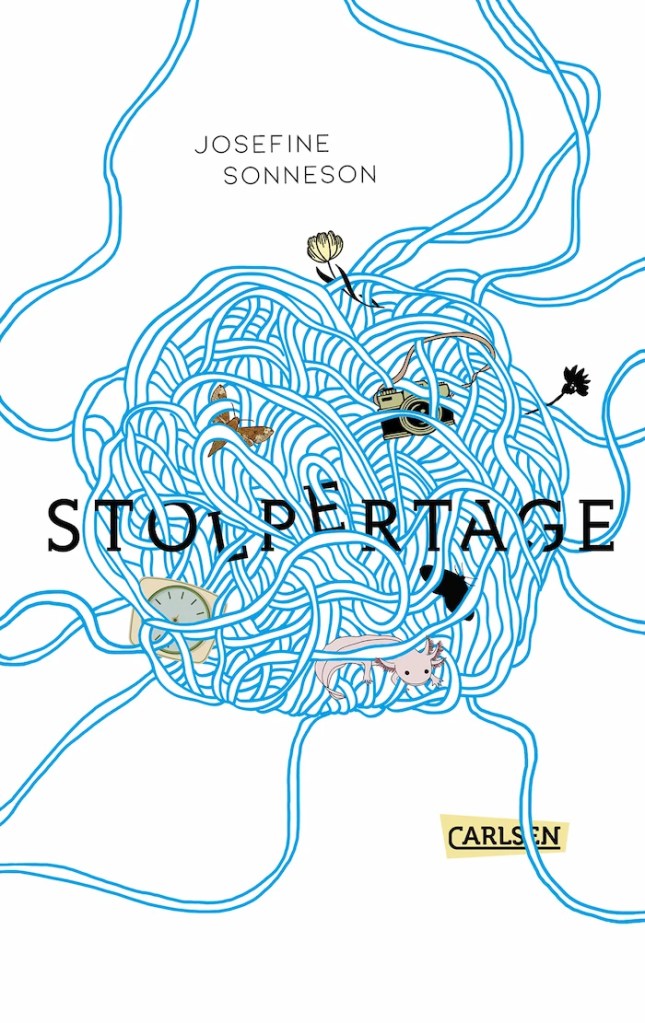 Buchcover von „Stolpertage“ von Josefine Sonneson